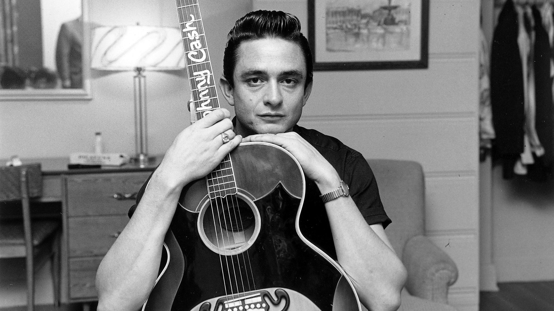 Un joven Johnny Cash