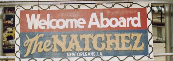 Cartel de bienvenida al Natchez Cartel de bienvenida al Natchez