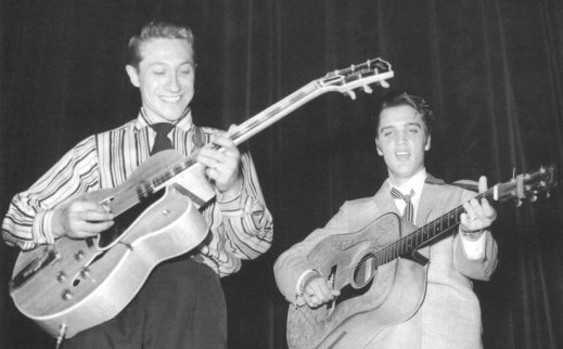 Scotty Moore, junto a Elvis Presley