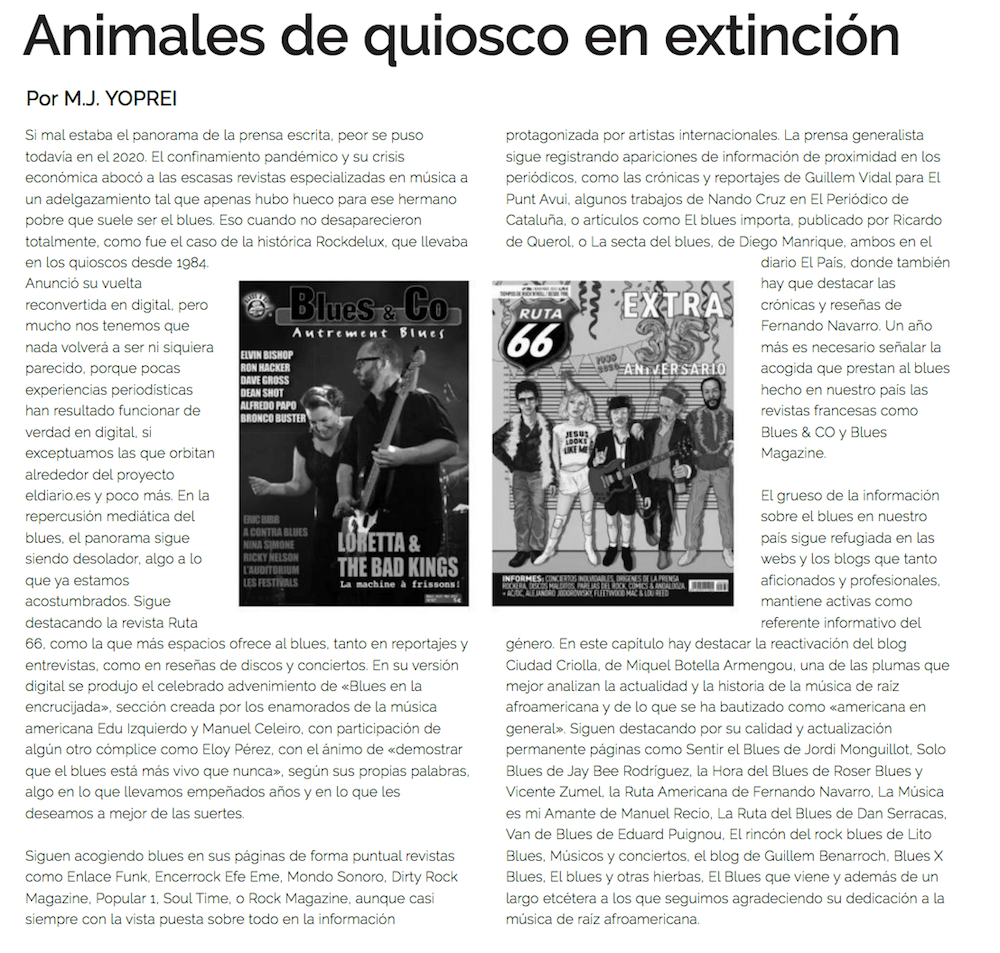 Anuario Societat de Blues de Barcelona